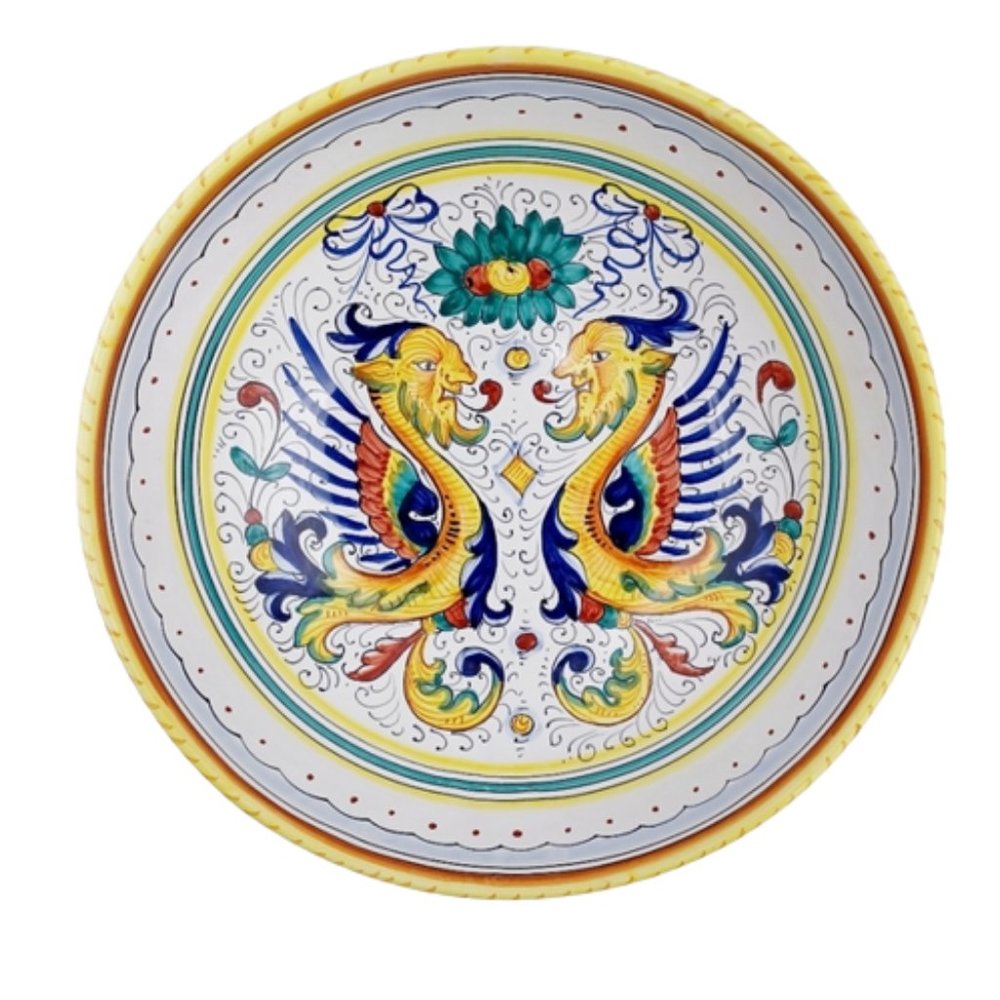 Deruta Renaissance Ceramic Handcrafted Pasta Bowl